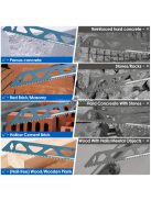 1db Volfrámacél Visszafordítható Fűrészlap