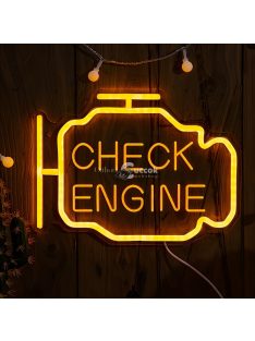 Neon Check Engine felirat