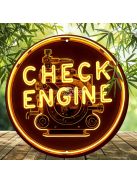 1db Retro Alumínium Check Engine Neon Tábla