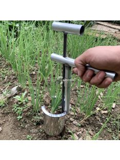 Tartós rozsdamentes acél kézi kerti átültető eszköz