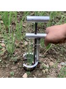 Tartós rozsdamentes acél kézi kerti átültető eszköz