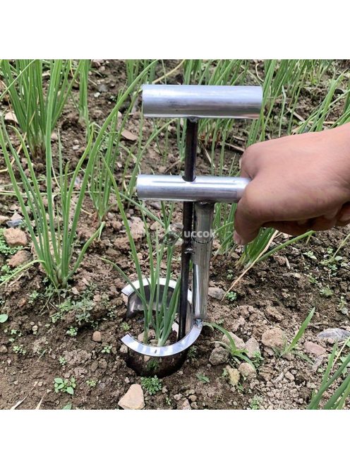 Tartós rozsdamentes acél kézi kerti átültető eszköz