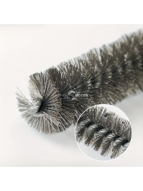 6 db rozsdamentes acél huzalcső kefe készlet