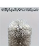 6 db rozsdamentes acél huzalcső kefe készlet