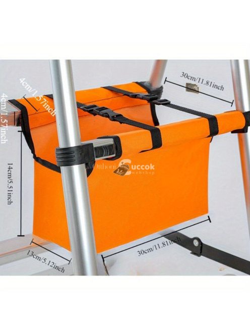 Nagy Kapacitású Szerszámkészlet tartó Létrához