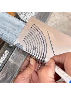 1db Pontos Acél Szög- és Ív Jelölő Eszköz