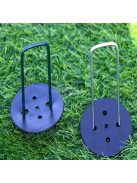 40 db U alakú fém kerti cövek