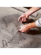 40 db U alakú fém kerti cövek