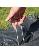 40 db U alakú fém kerti cövek