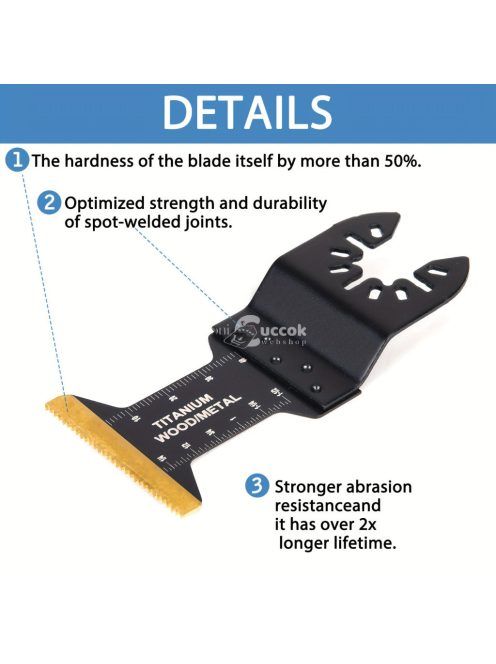 Titán Oszcilláló Szerszám Pengékészlet