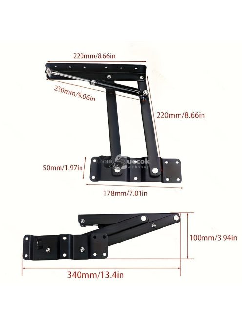 Emelőrugós Zsanér Emelő