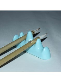 Kék kefe tartó festéshez