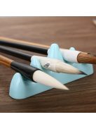 Kék kefe tartó festéshez