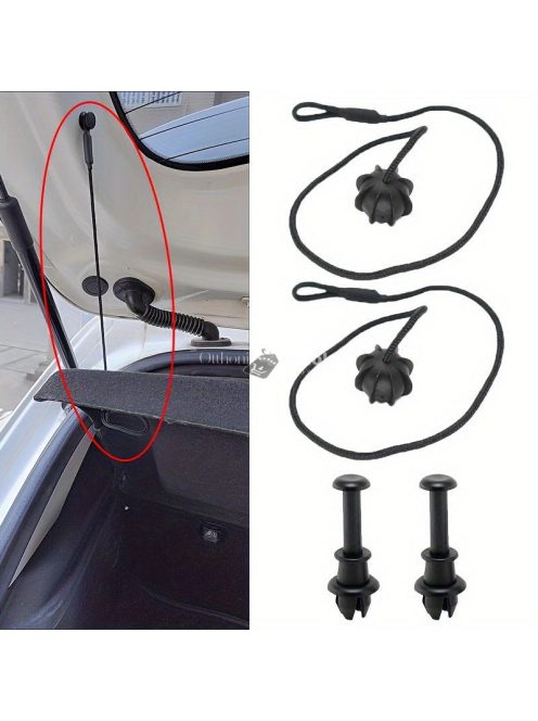 Poliészter Autó Csomagtartó és Hátsó Ajtó Szíj Klipsz