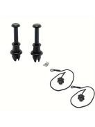 Poliészter Autó Csomagtartó és Hátsó Ajtó Szíj Klipsz