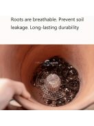 6db műanyag virágcserepes hálós betét