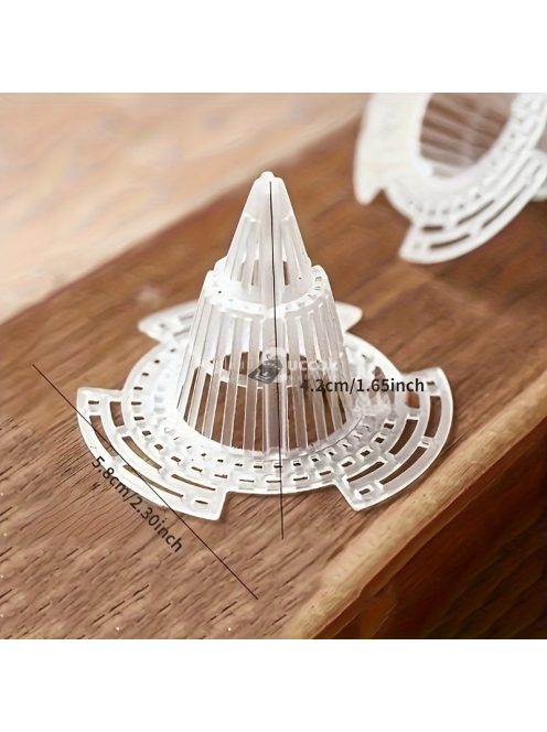 6db műanyag virágcserepes hálós betét