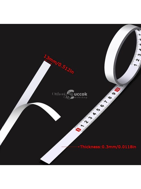 Öntapadó fém mérőszalag