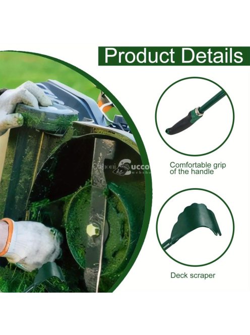 Tartós Fém Fűnyíró Fedélkaparó Szerszám