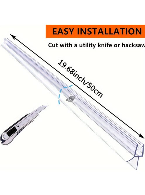 2db Zuhanyajtó Alsó Tömítés