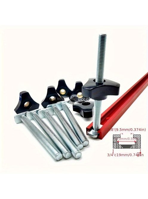 Fafeldolgozó készlet T-csavarokkal és anyákkal