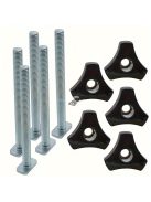 Fafeldolgozó készlet T-csavarokkal és anyákkal