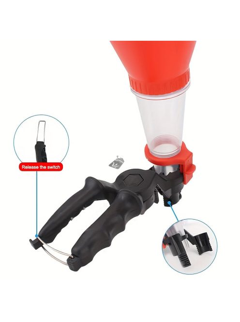 Univerzális tölcsér autó motorolaj-feltöltő készlettel