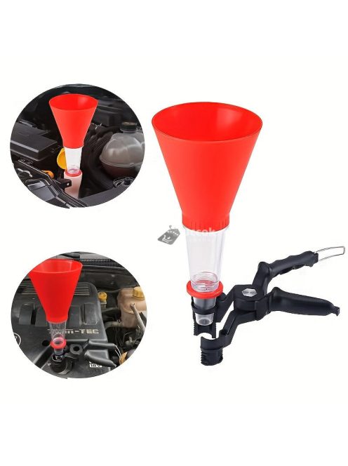 Univerzális tölcsér autó motorolaj-feltöltő készlettel
