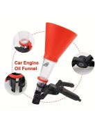 Univerzális tölcsér autó motorolaj-feltöltő készlettel