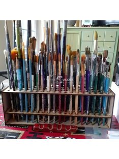 Klasszikus fa festékecset tartó állvány