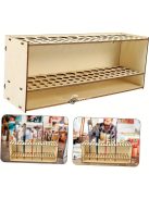 Klasszikus fa festékecset tartó állvány