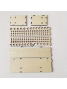 Klasszikus fa festékecset tartó állvány