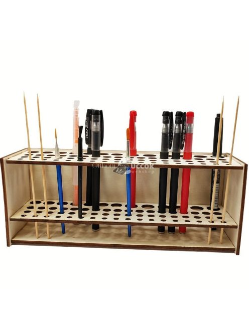 Klasszikus fa festékecset tartó állvány