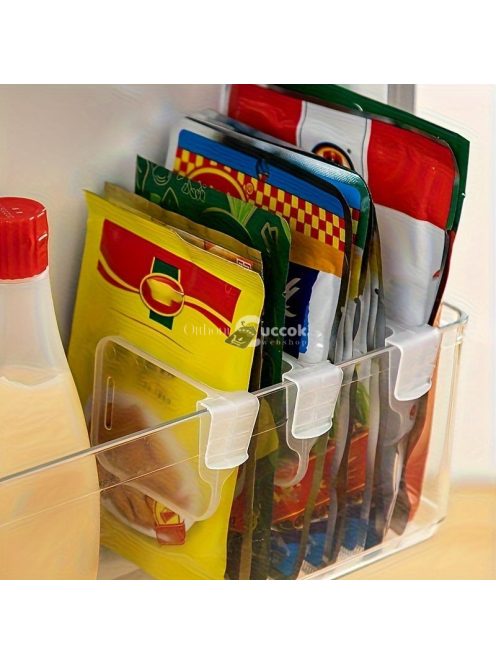 8db Erős Átlátszó Hűtőszekrény Oldalsó Ajtó Rendező, Elválasztók