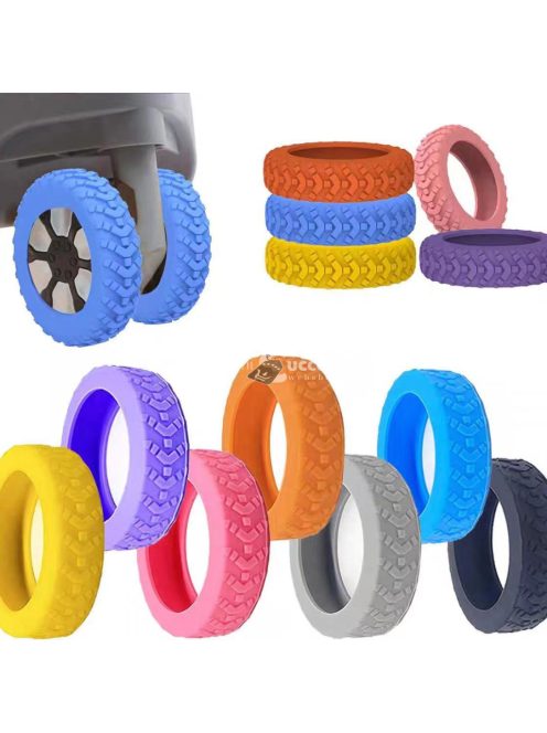 16db Szilikon Bőröndkerék Védő