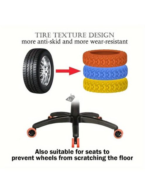 16db Szilikon Bőröndkerék Védő