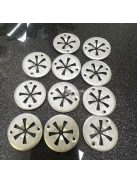 10 db tartós vas fém motorháztető alatti szigetelő burkolat rögzítő