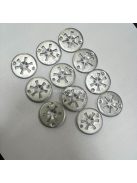 10 db tartós vas fém motorháztető alatti szigetelő burkolat rögzítő