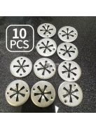 10 db tartós vas fém motorháztető alatti szigetelő burkolat rögzítő