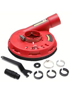   1 db szögcsiszoló porvédő burkolat 125mm/4.5inch csiszoló porgyűjtő tartozékokkal