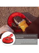 1 db szögcsiszoló porvédő burkolat 125mm/4.5inch csiszoló porgyűjtő tartozékokkal