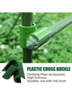 50db 8mm-es Műanyag Növénytámasz Rács Csatlakozó