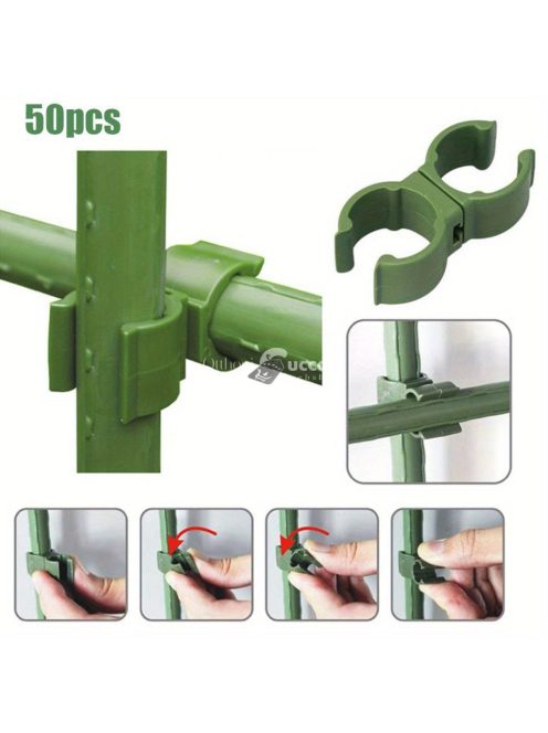 50db 8mm-es Műanyag Növénytámasz Rács Csatlakozó