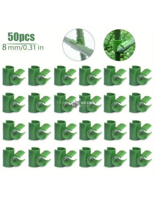 50db 8mm-es Műanyag Növénytámasz Rács Csatlakozó