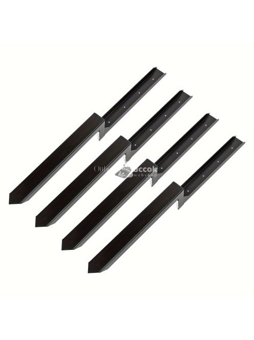 4 db nagy teherbírású acél kerítésoszlop horgony