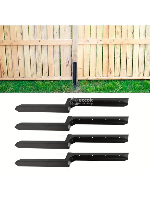 4 db nagy teherbírású acél kerítésoszlop horgony