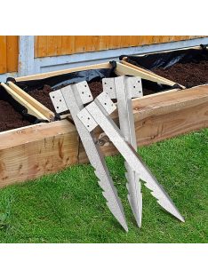 10 Darab, Fűrészfogú Kerítésoszlop Tartó