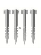 10 Darab, Fűrészfogú Kerítésoszlop Tartó