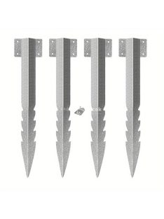 10 Darab, Fűrészfogú Kerítésoszlop Tartó