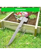 10 Darab, Fűrészfogú Kerítésoszlop Tartó